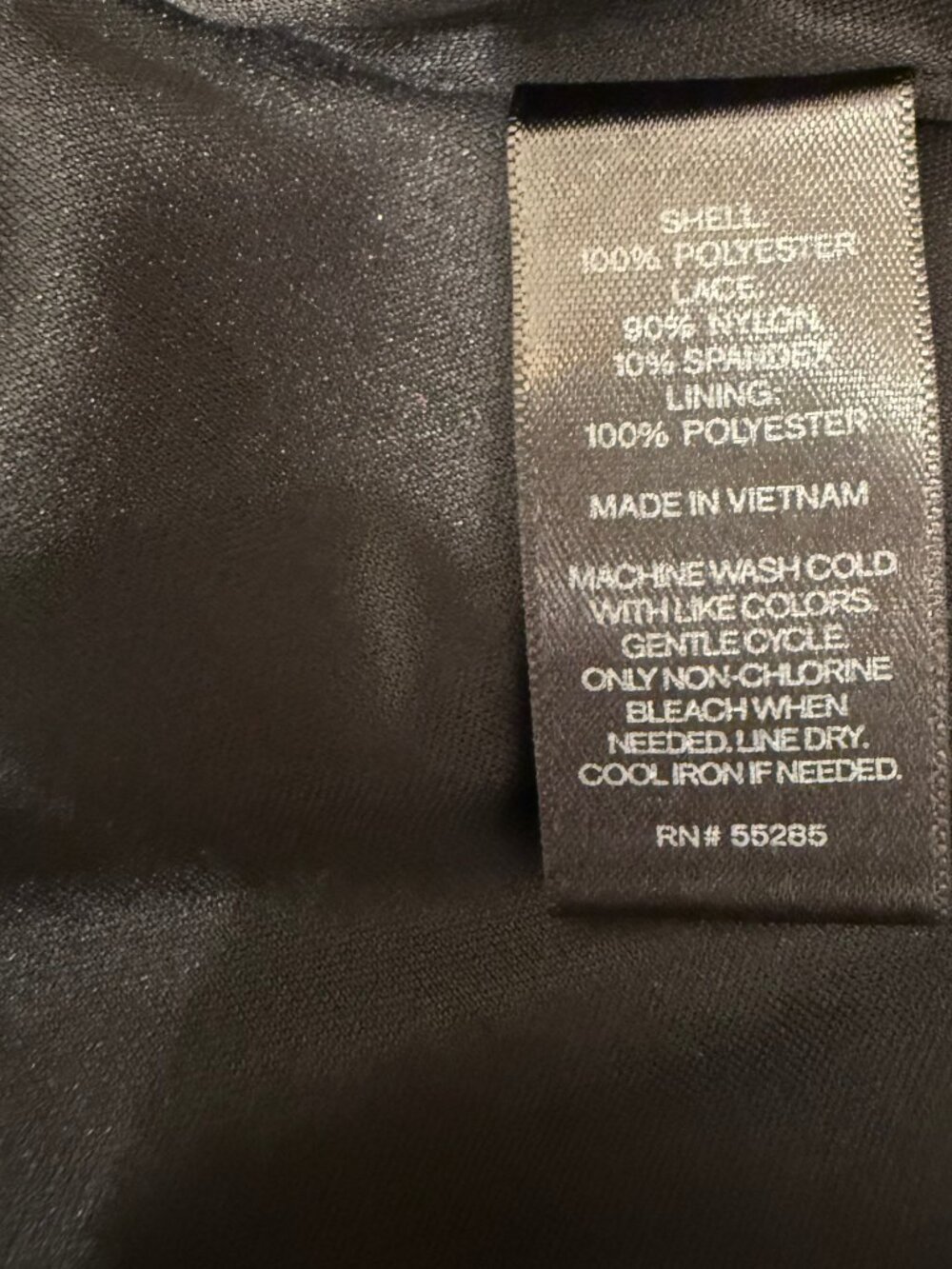 Express Black Lace Back Fit & Flare Dress Size 2 Flutter Sleeve Cocktail Dress - Picture 8 of 8